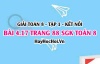 Bài 4.17 SGK Toán 8 tập 1 Kết nối tri thức